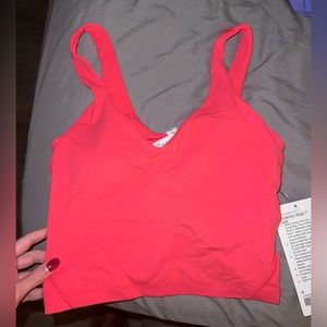 lululemon athletica Red Tank Top